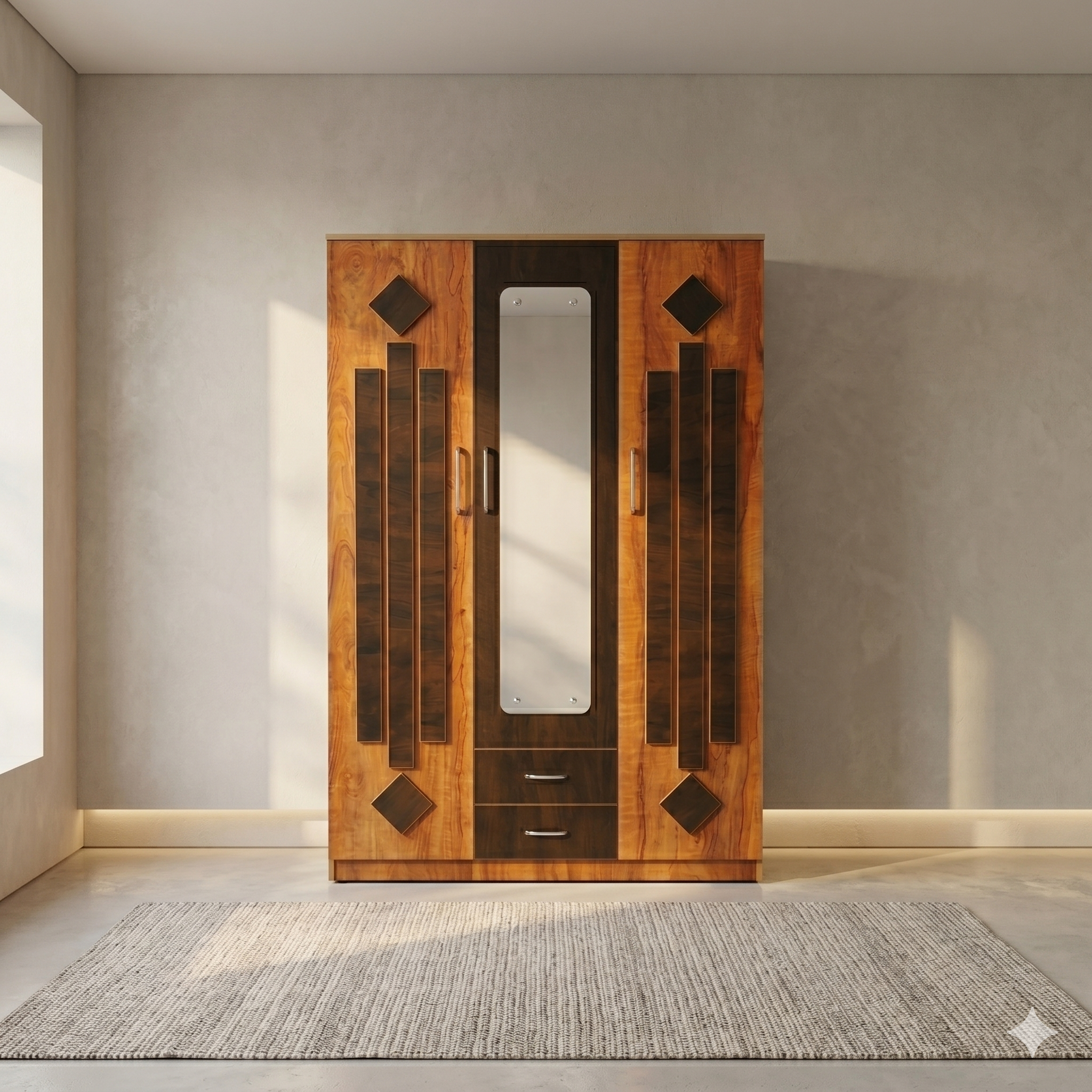 Modern 3-Door Cupboard