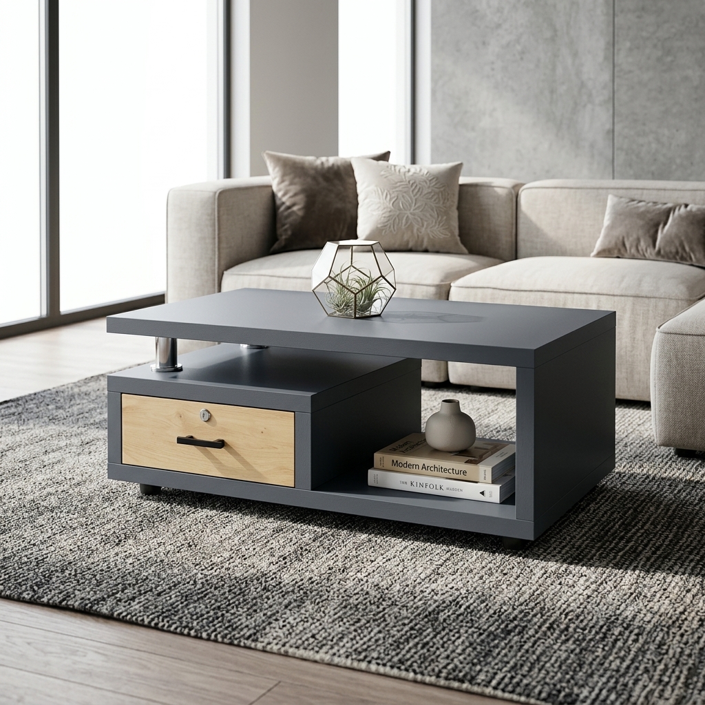 Slate Grey Coffee Table